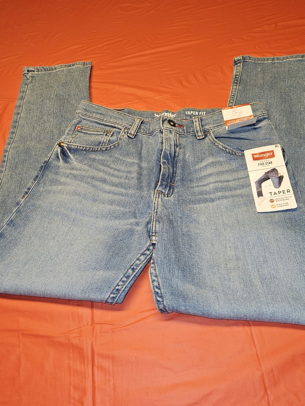 Wrangler Taper Fit Flex Comfort Adjstble Waistband Size 16 Boys New W/Tags